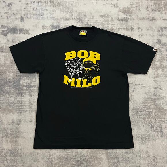 Authentic Bape 2008 SpongeBob Bob Milo Tee L - Picture 1 of 7